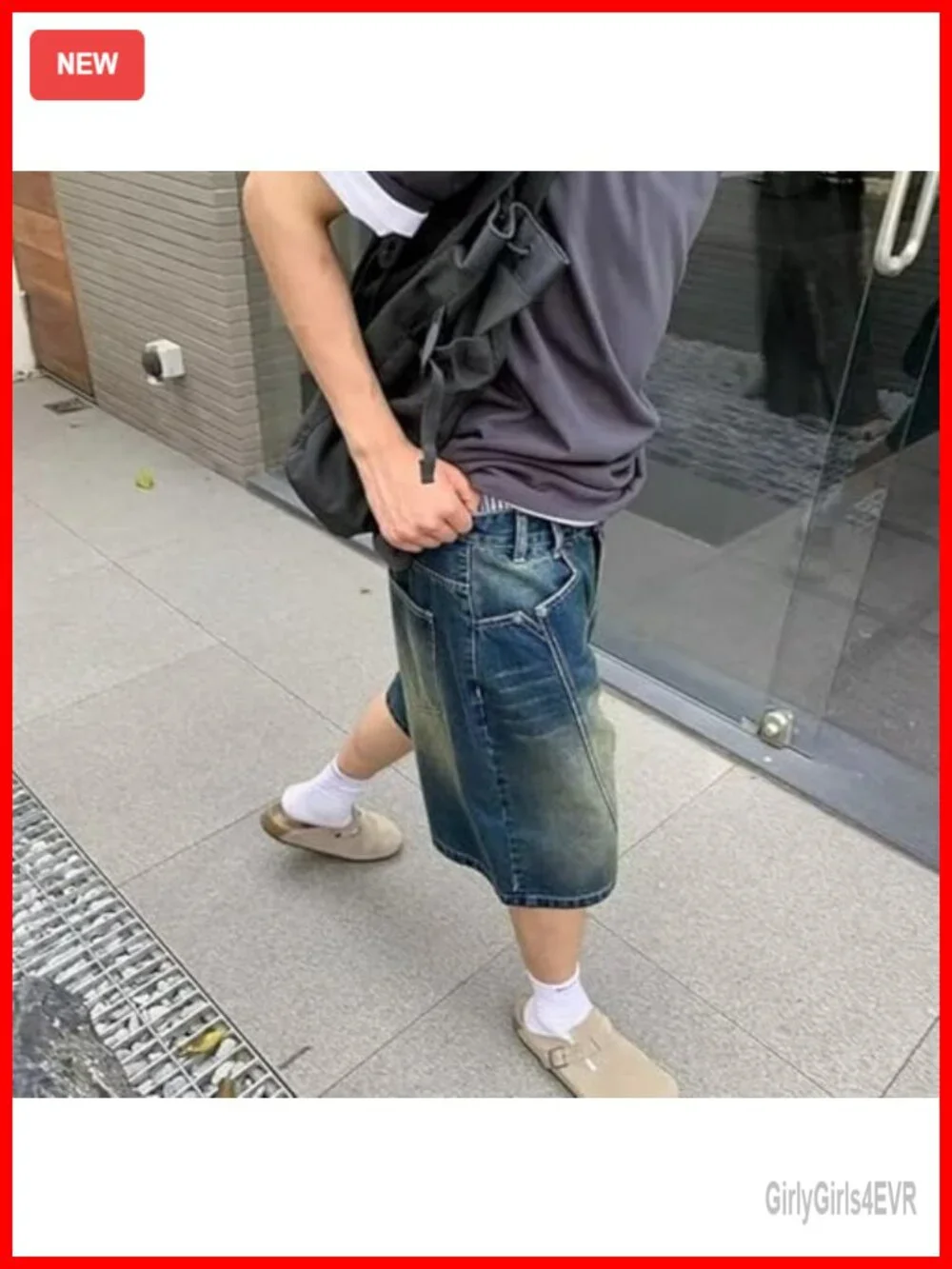 Y2K Baggy Oversized Vintage Denim Jean Shorts Streetwear